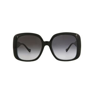Gucci Square-Frame Injection Sunglasses Black Womens